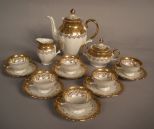 17 piece Bavaria Waldsassen Porcelain Tea/Demitasse Set