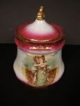 Austrian Victoria Portrait Biscuit Jar