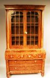 Mahogany Empire Secretary/Bookcase