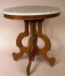 Marble Top Oval Table