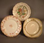 Collection of Three Hand Painted Plates