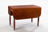 American Classical Mahogany Drop-Leaf Breakfast Table