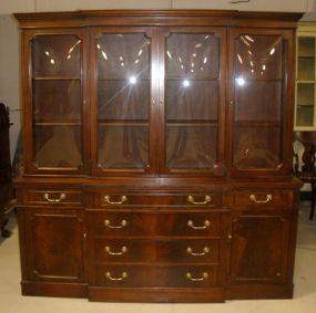 Triple Mahogany Breakfront