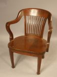 Oak Office Arm Chair