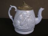 English pottery teapot