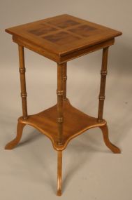 Small Square Walnut Table