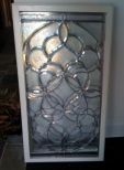 Pair of Leaded Glass Windows or Doors