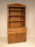 18th Century Primitive China Cupboard