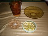 Collection of 4 Depression Glass Varieties