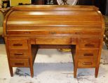 Oak Roll Top Desk