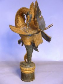 Rare Phoenix Bird Statute