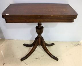 Mahogany Duncan Phyfe Flip Top Game Table