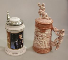 1968 Comeback Special Stein & Football Stein