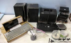 Speaker, CD Holders, Blank CDs, Speakers & Keyboard