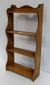 Four Shelf Wall Rack