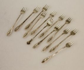 Set of Twelve Cocktail Forks