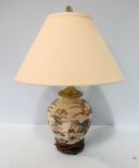 Painted Porcelain Table Lamp