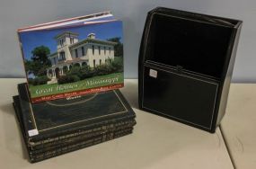 Six Volumes Music Albums, Great Houses & Mississippi Leather Box