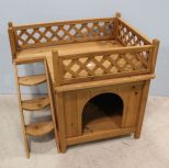 Dog House with Balcony