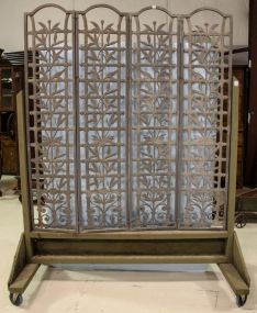 Large Iron Room Divider