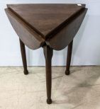 Walnut Handkerchief Folding Table