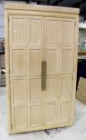 Henredon Pickled Oak Armoire