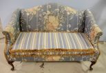 Queen Anne Flowered Loveseat