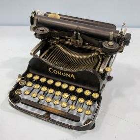 Early 1900's Small Corona Typewriter