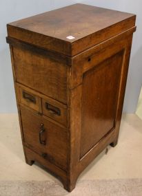 Early 1900's Oak Filing Cabinet