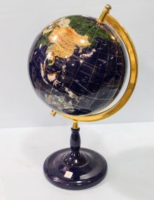 Blue Lapis World Globe