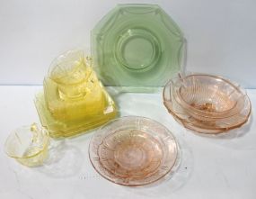 Group of Various Depression Glass