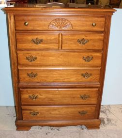 Five Drawer Pecan Chest
