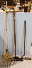 Bamboo Rake, Grass Cutter & Primitive Rake
