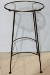 Metal and Glass Side Table