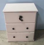 Three Drawer Painted Chest