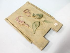 Concrete Plaque with Frog