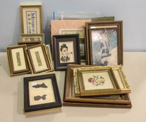 Group of Various Size Prints & Needleworks