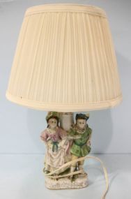 Small Porcelain Figurine Lamp
