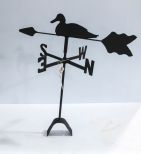 Handmade Alabama Iron Duck Weather Vane