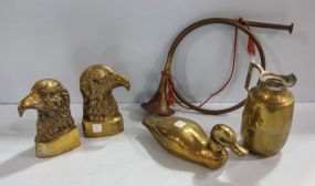 Group of Brass Items