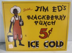 Drink Jim Eds Reproduction Tin Sign