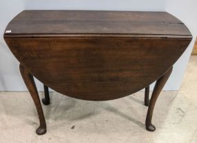 Oak Queen Anne Dropleaf Table