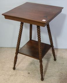 Turn of the Century Oak Side Table