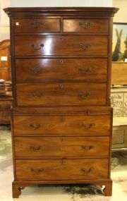 19th Century Chippendale Chest on Chest
