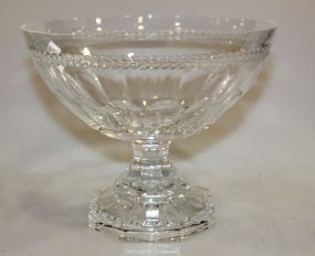 Large La Marson French Crystal Compote