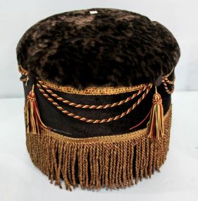 Round Stool with Tassels
