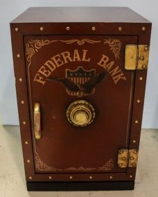 Wood Federal Bank Safe Cabinet