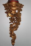 Pair of Gilt Rocco Wall Sconces