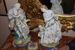 Pair of Chantilly Porcelain Figurines