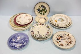 Nineteen Various Plates